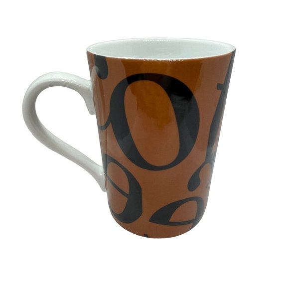 Konitz Other - COFFEE Konitz Script Collage Mug Cup 10 OZ Brown Black Font Made in Germany